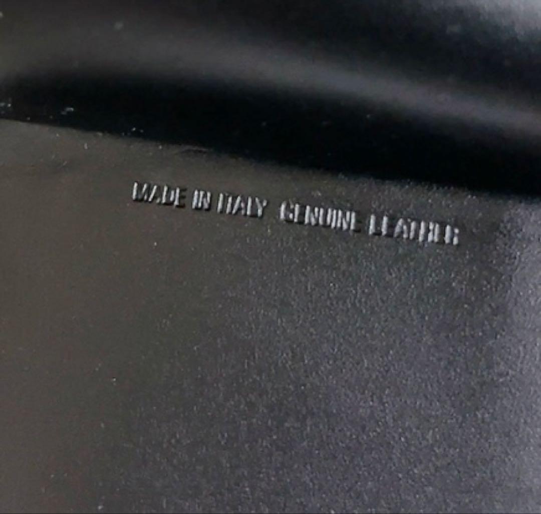 Maison Margiela ブラックレザー　マネークリップ　ウォレット