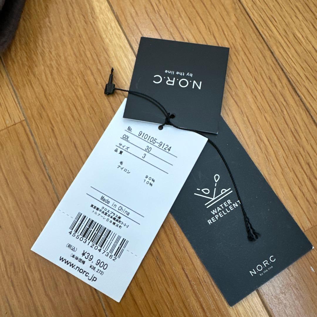 N.O.R.C　ノーク　撥水加工　ウールリバーノーカラーコート
