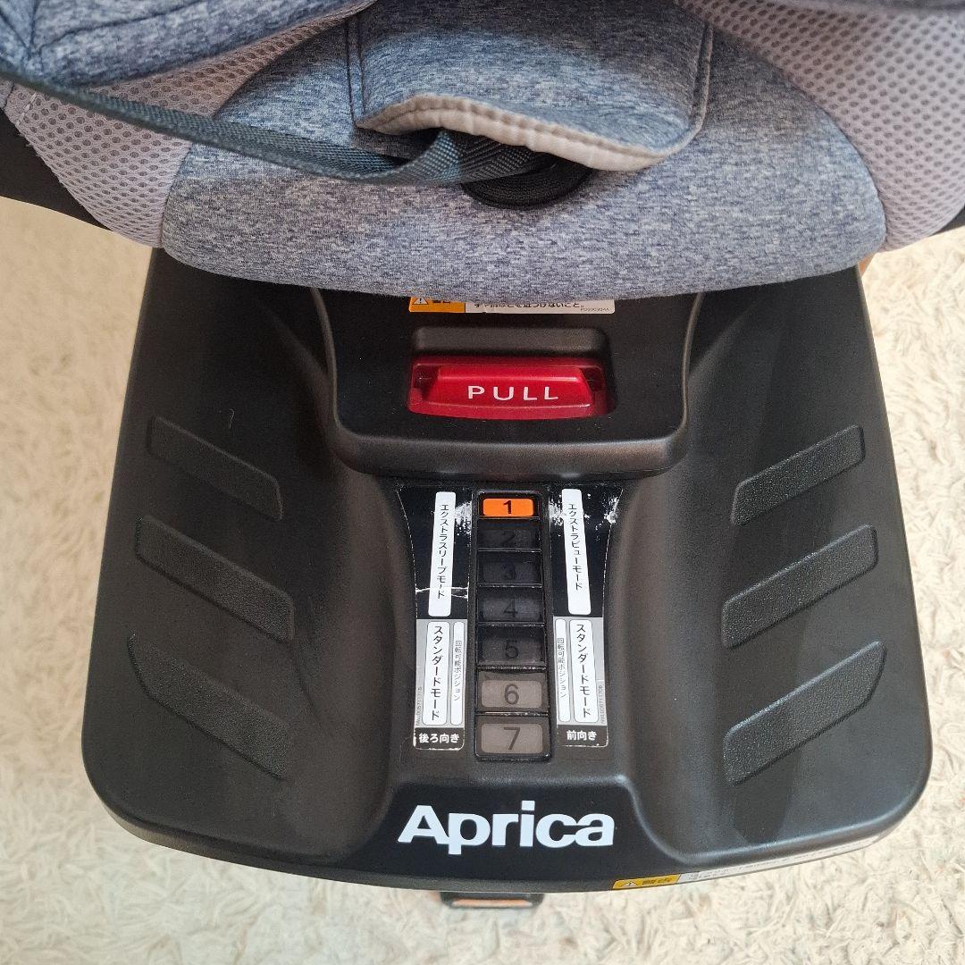 【美品】Aprica クルリラ AC ネイビー NV フットステップ付き