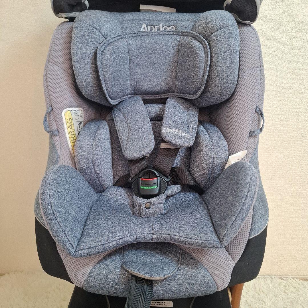 【美品】Aprica クルリラ AC ネイビー NV フットステップ付き