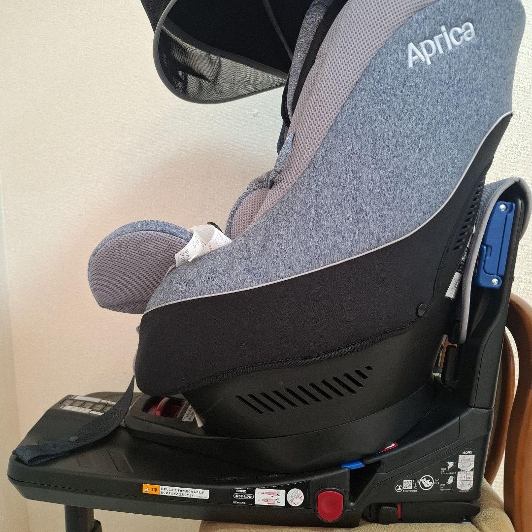 【美品】Aprica クルリラ AC ネイビー NV フットステップ付き