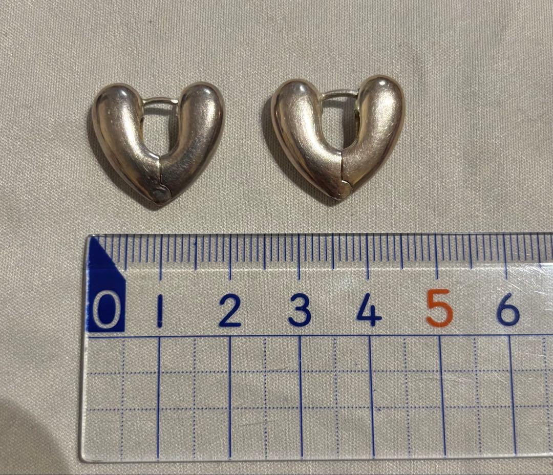 ANNIKA INEZ アニカイネズ　ハート ピアス スモール　シルバー925