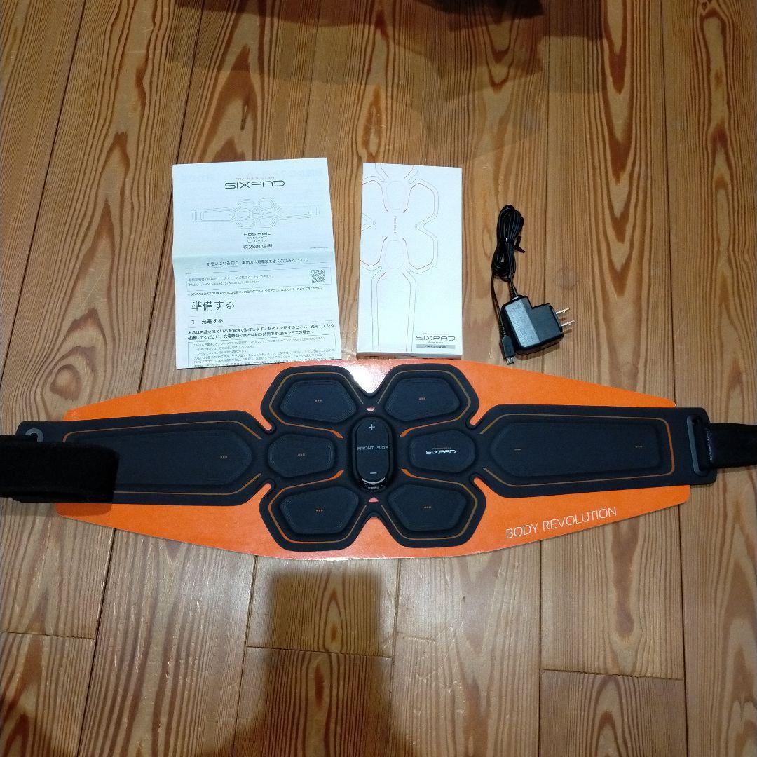 純正新品ジェル付　SIXPAD シックスパッド アブズベルト　充電器付