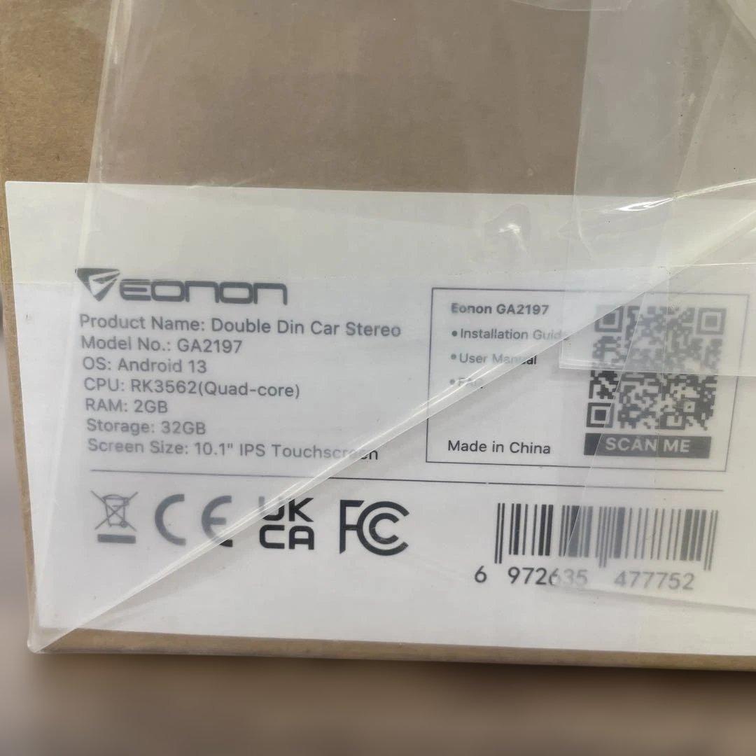 12682 未開封　EONON カーナビ アンドロイドナビ　GA2197