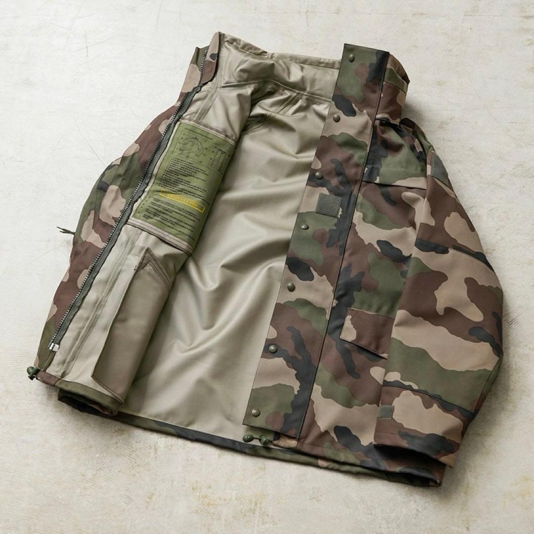 実物 フランス軍 CCE CAMO WATERPROOF フィールドパーカ