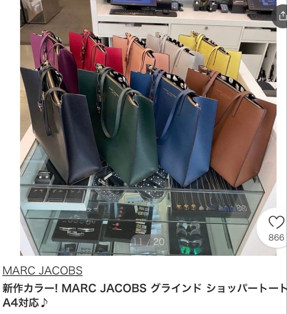 MARC JACOBS マークジェイコブストートバッグ A4サイズ収納可 黒