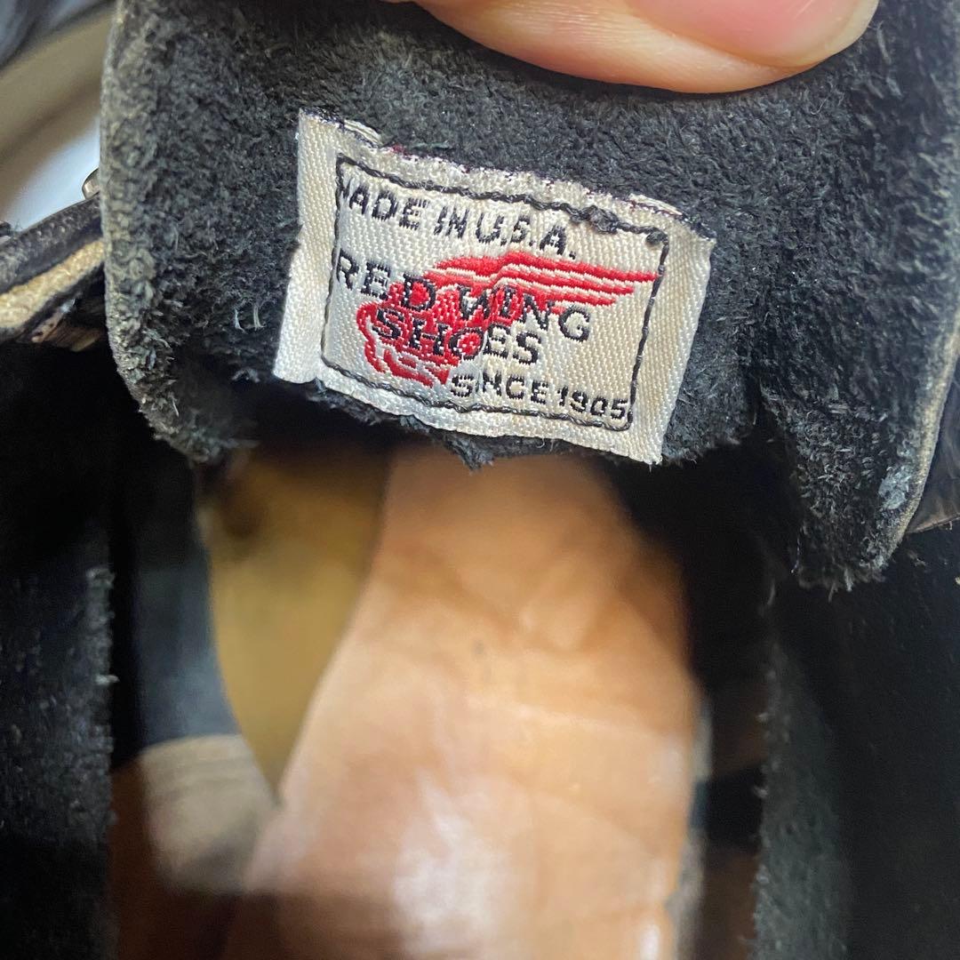 レッドウィング RED WING⭐️ブーツ　ブラック　赤羽　58379