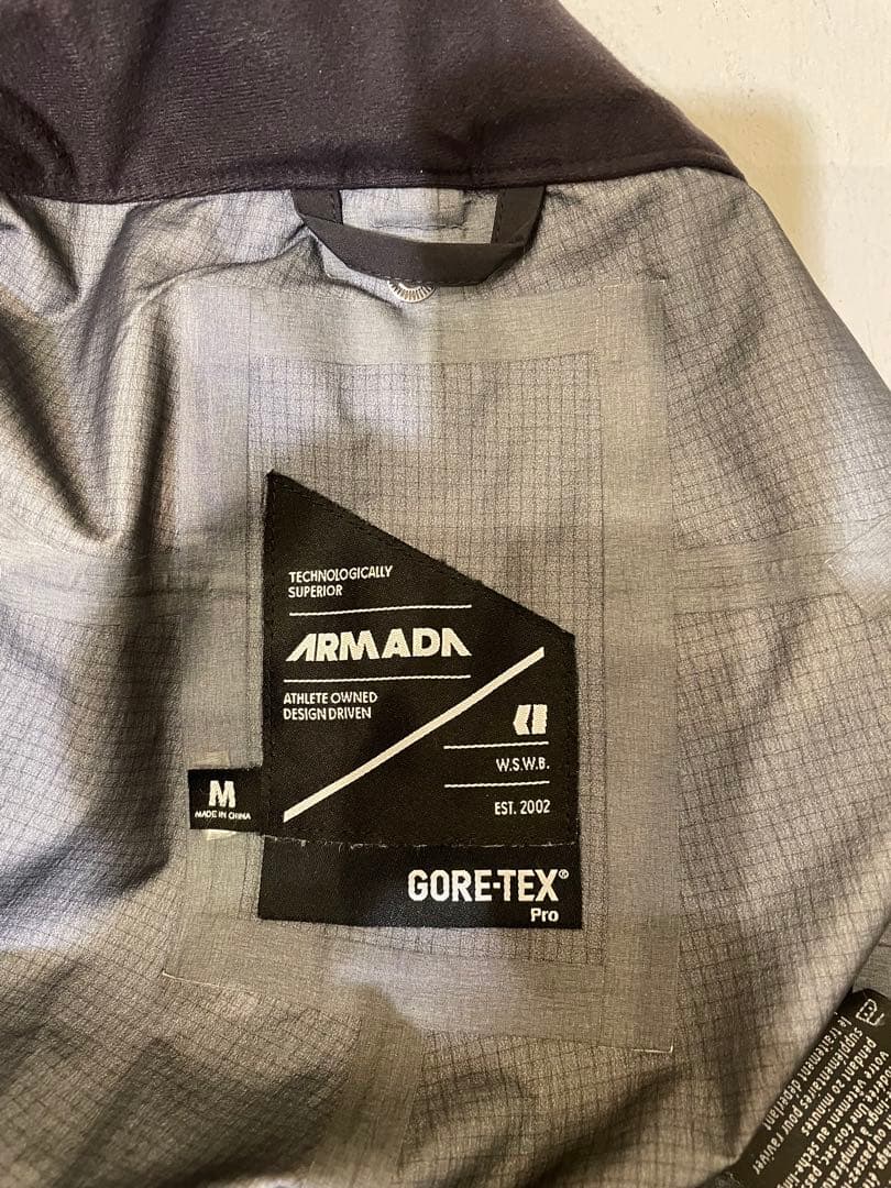 armada ゴアテックスプロシェル ビブパンツ　M（日本Ｌ）　黒