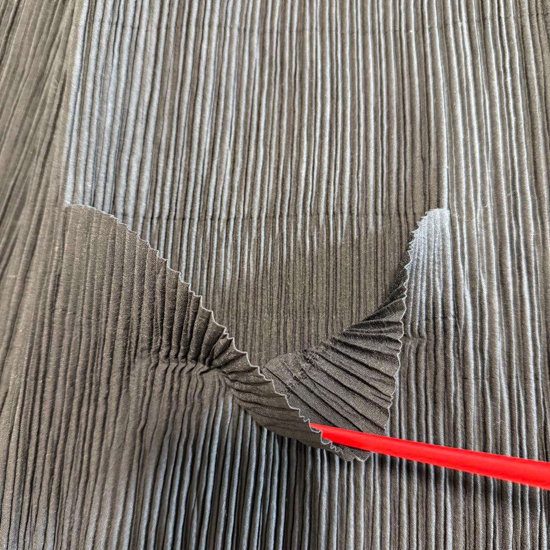 イッセイミヤケ プリーツ テーラードジャケット ブラック 日本製 M