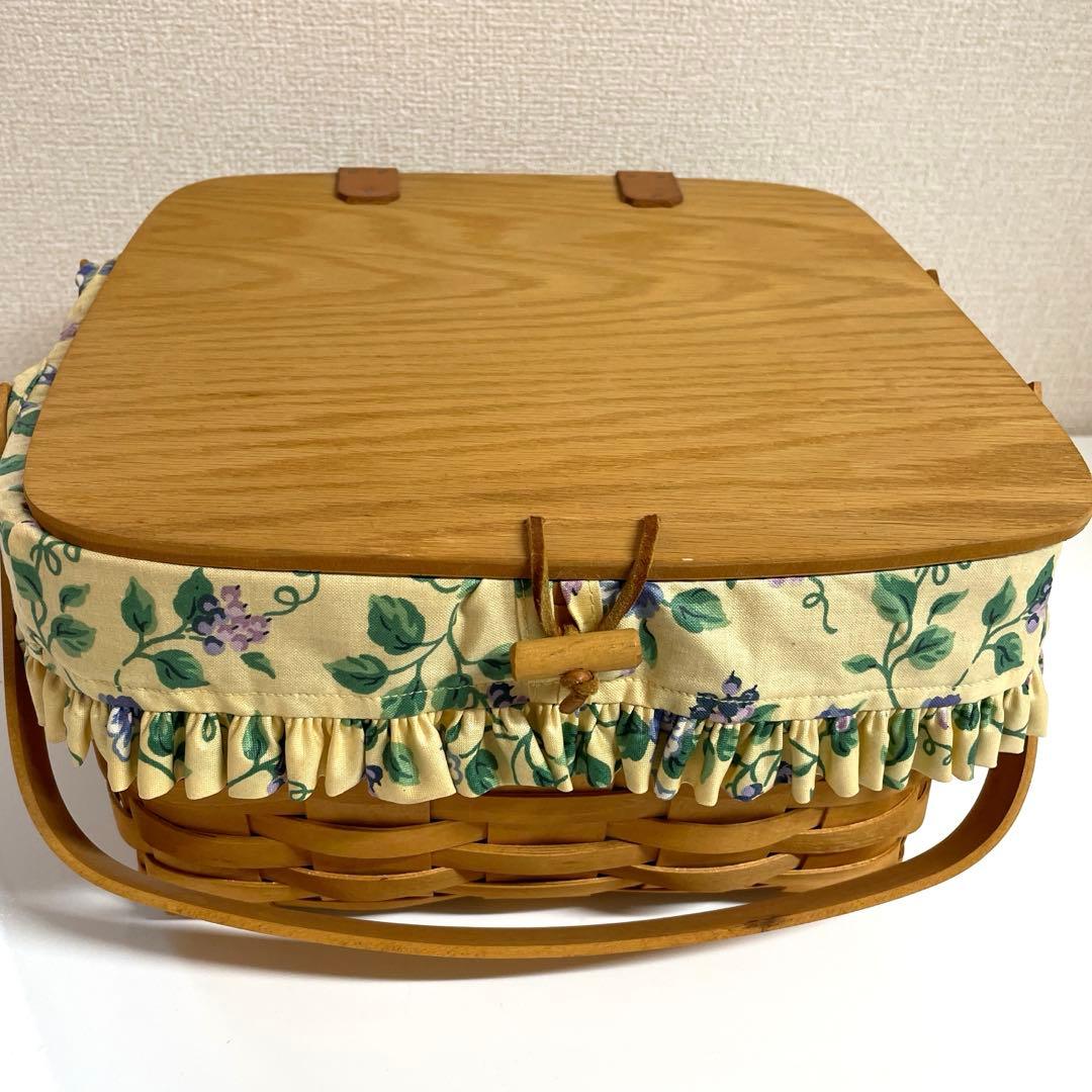 【美品】ロンガバーガー Longaberger バスケット ケーキバスケット