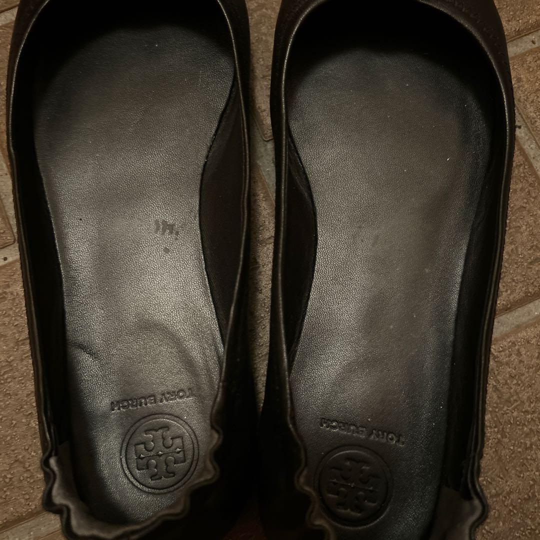 トリーバーチ　フラットシューズ　バレエシューズ　25cm