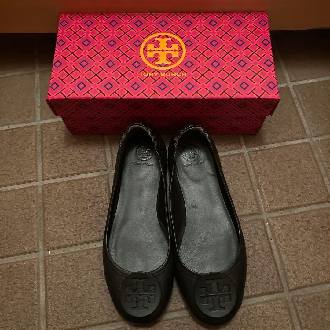 トリーバーチ　フラットシューズ　バレエシューズ　25cm