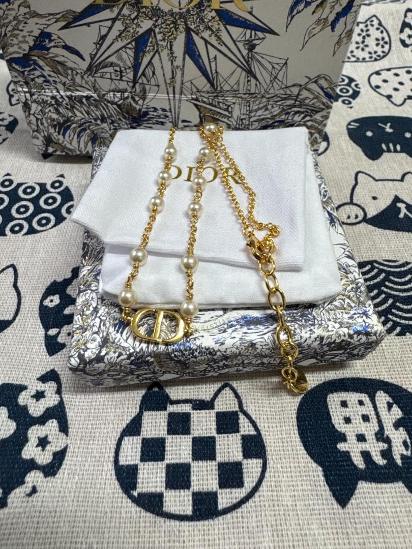 「プチ CD」パールネックレス