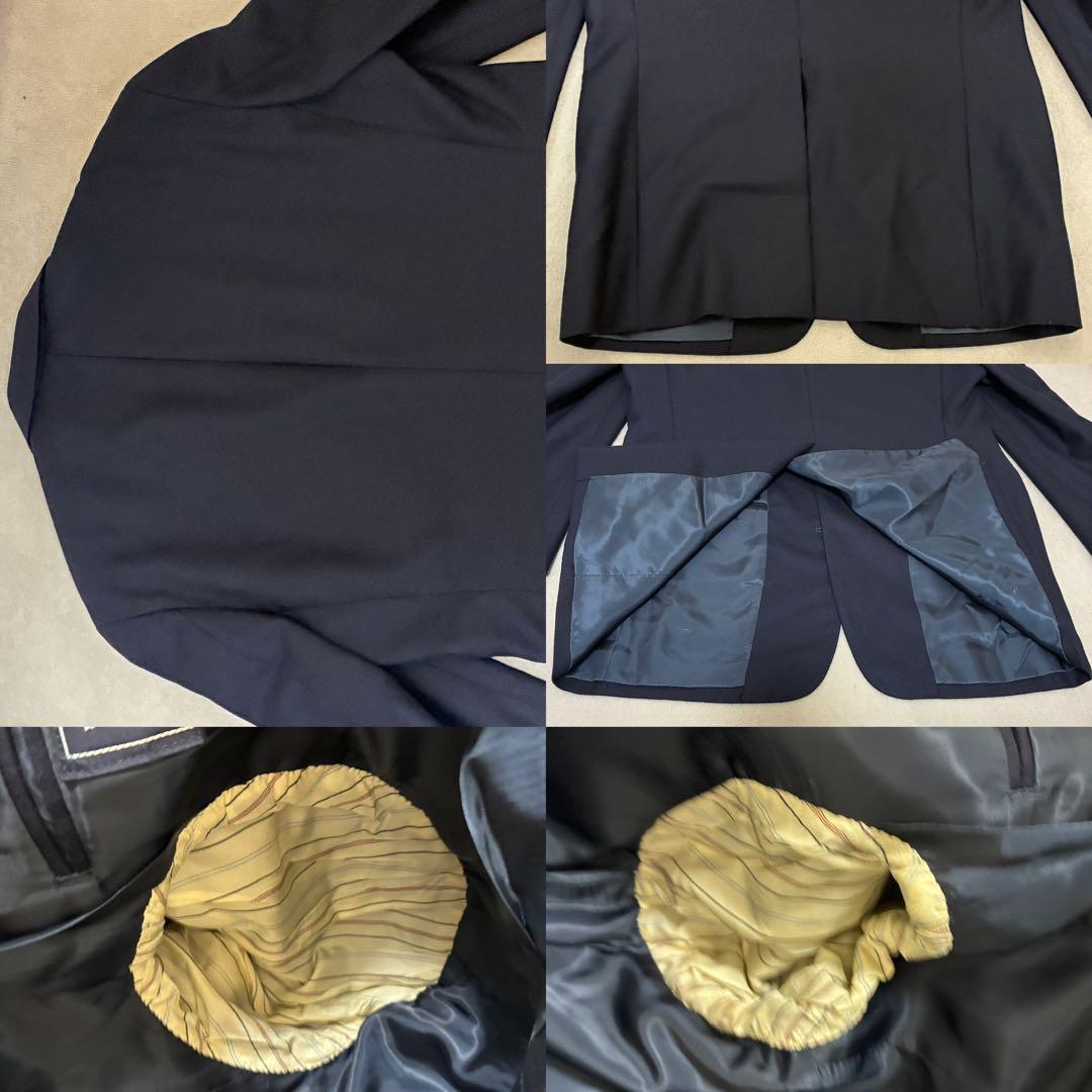 極美品　ポロバイラルフローレン　紺ブレ　金ボタン　ウール100% M