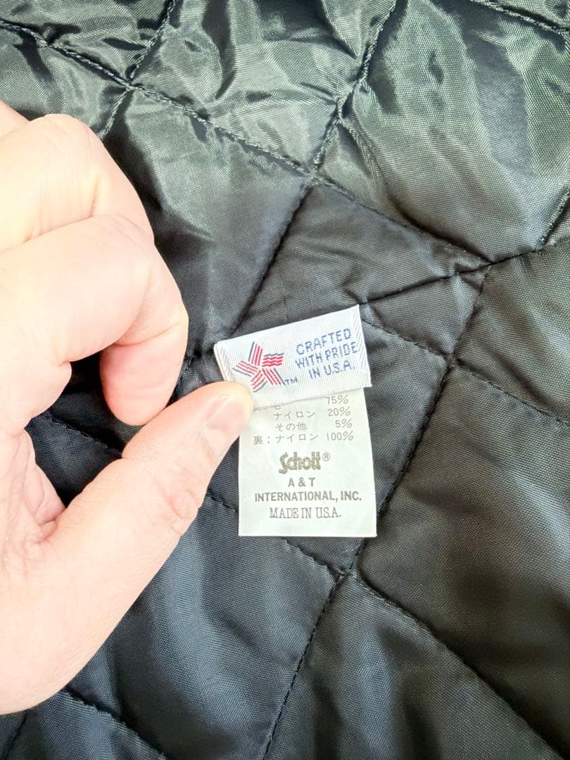 Schott（ショット） 740N 10ボタン Pコート グレー アメリカ製