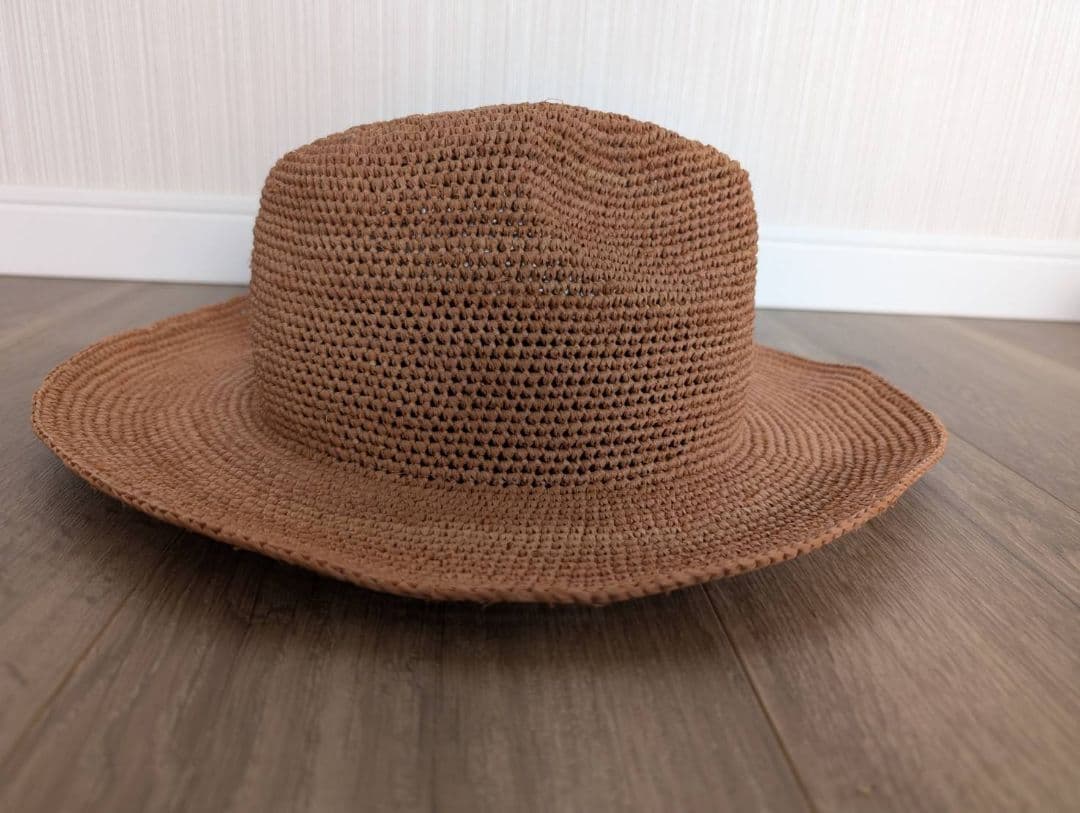 KIJIMA TAKAYUKI【ラフィア素材】手編みソフトハット