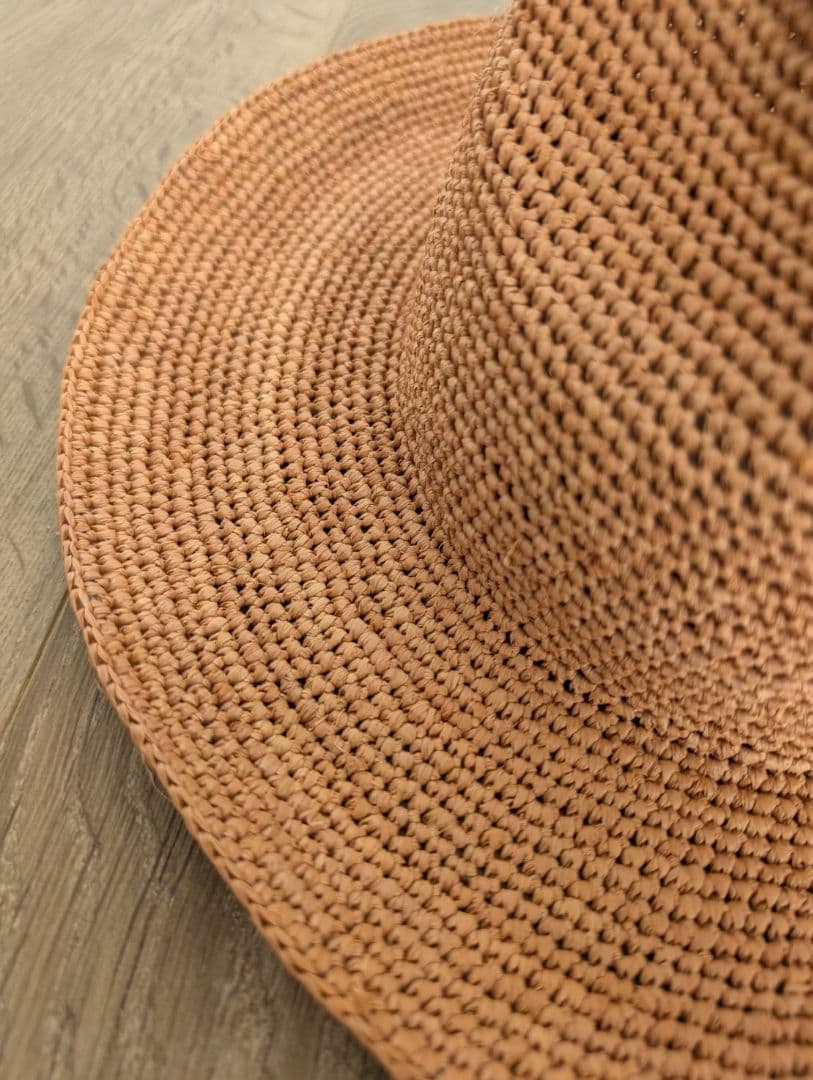 KIJIMA TAKAYUKI【ラフィア素材】手編みソフトハット