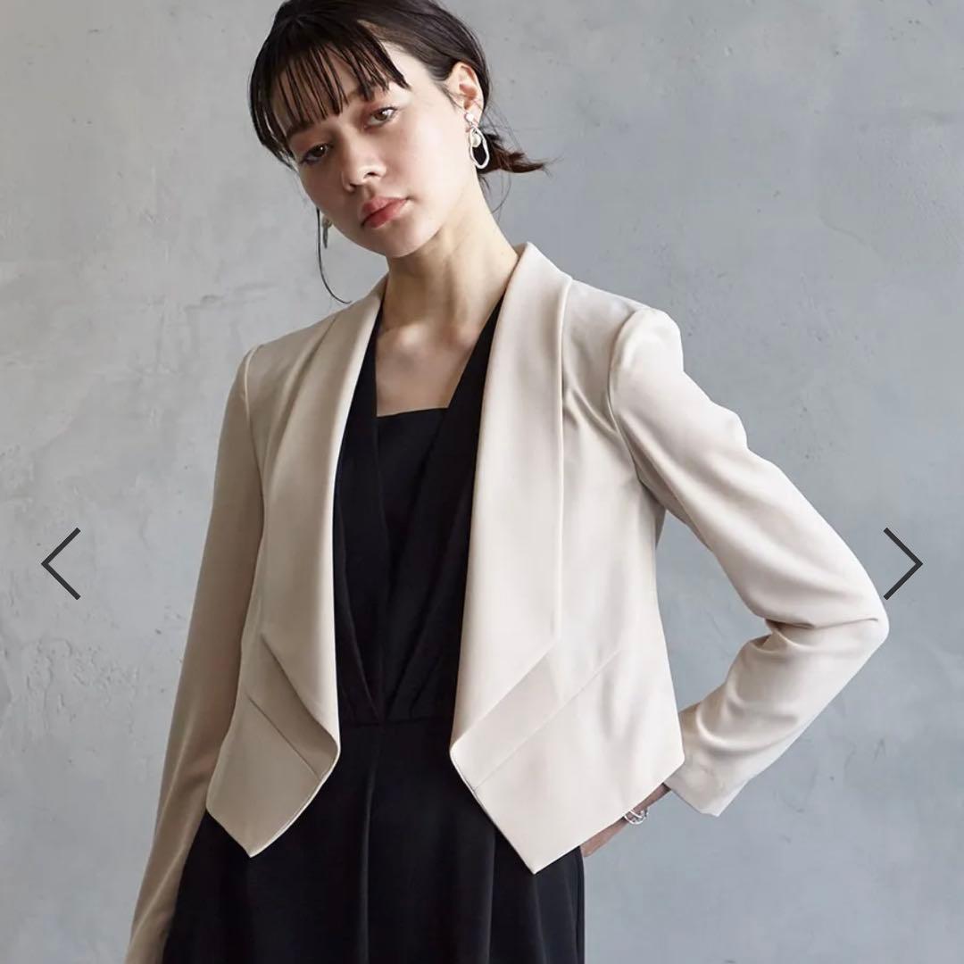 Aimer Acret エメエクレ ショールカラージャケット フォーマル 結婚式