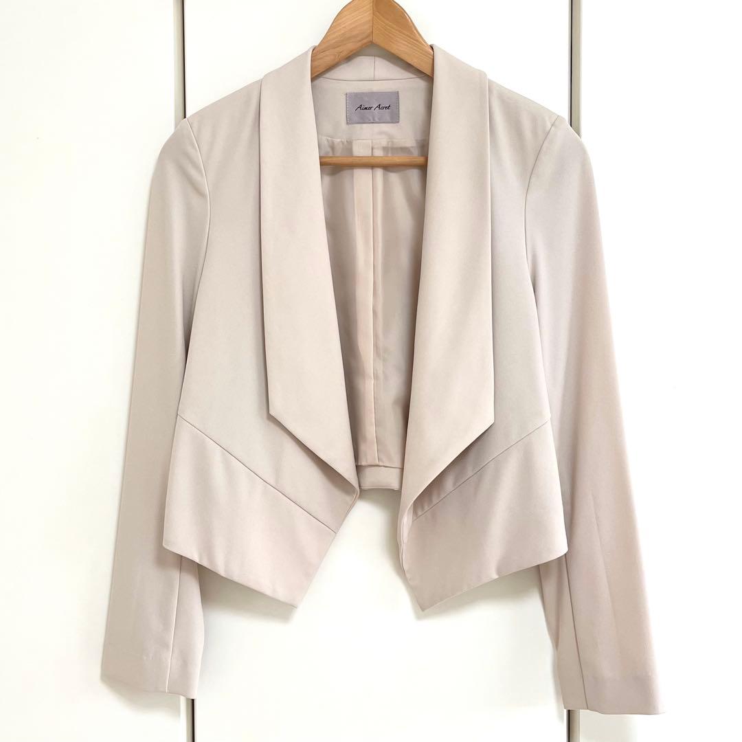 Aimer Acret エメエクレ ショールカラージャケット フォーマル 結婚式