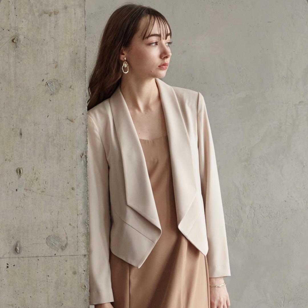 Aimer Acret エメエクレ ショールカラージャケット フォーマル 結婚式