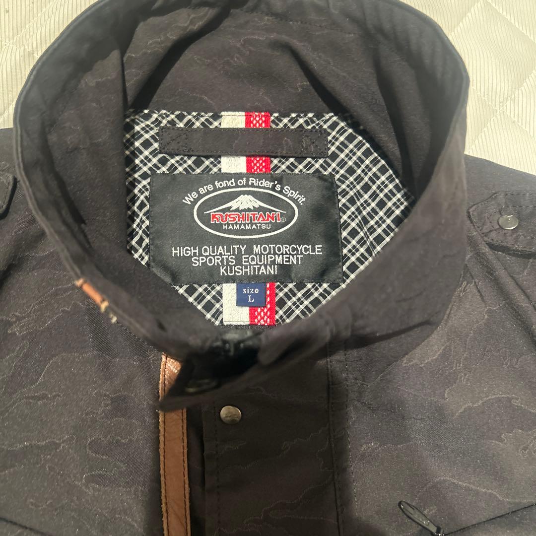 KUSHITANI フィンジャケット　ブラック　春夏用 Lサイズ
