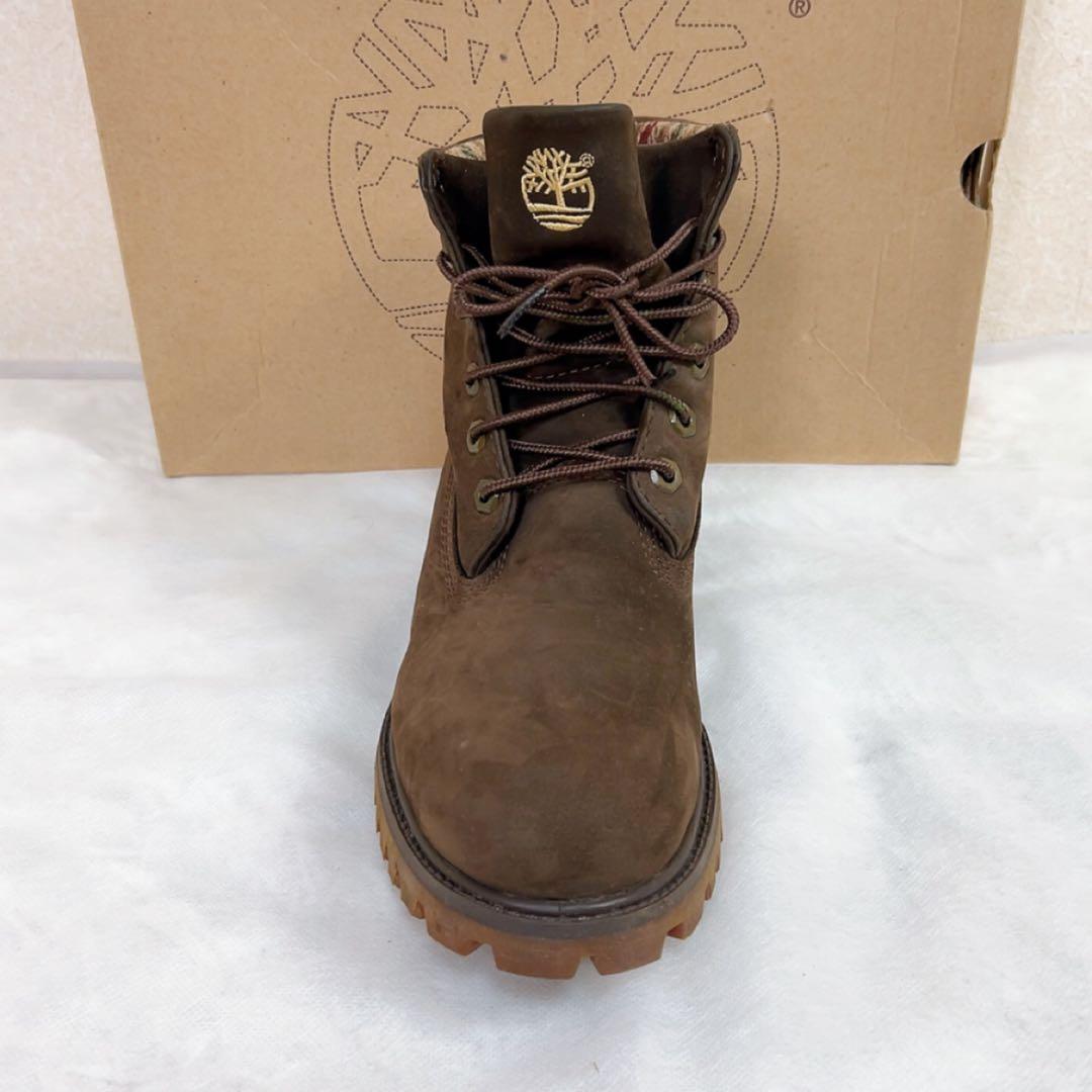 ティンバーランド ウールリッチ ワークブーツ 8.5 26.5cm ブラウン