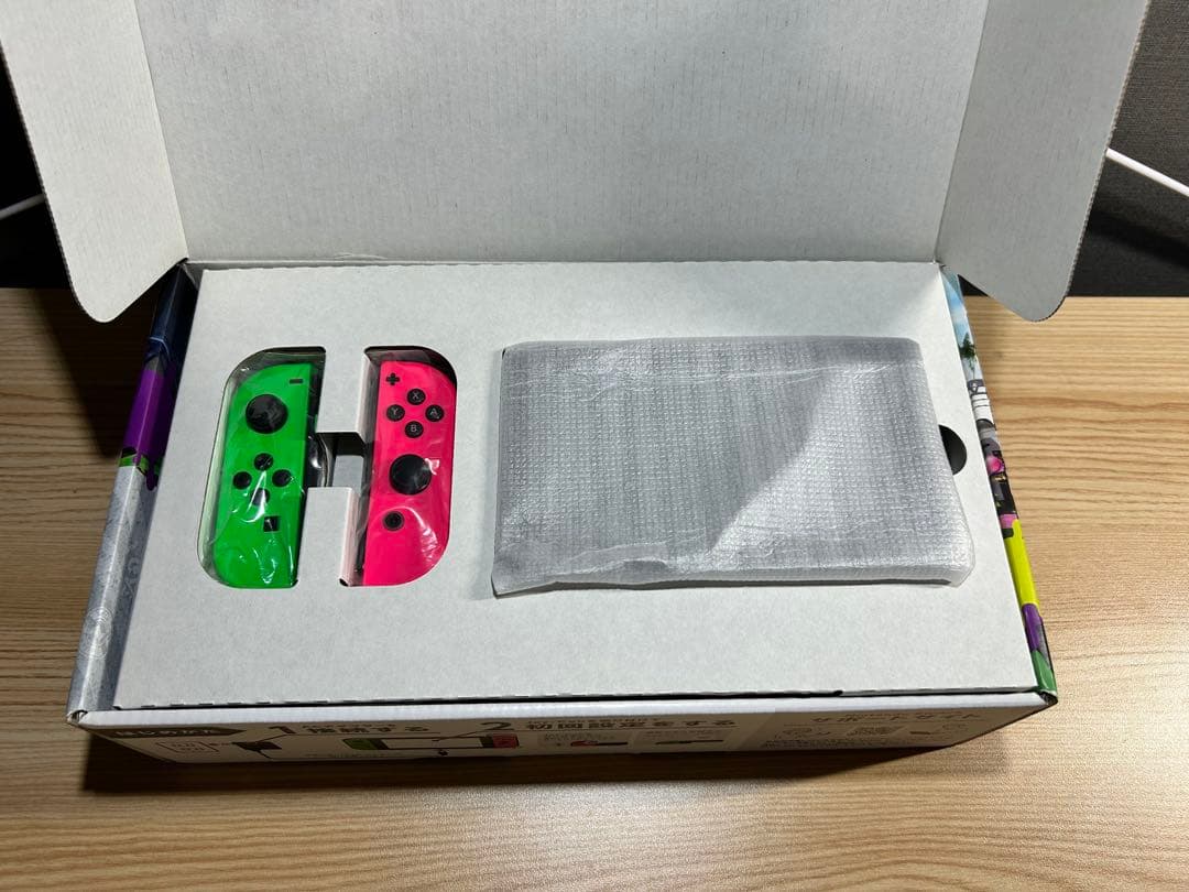 ニンテンドースイッチ 〜スプラ2ver.〜ソフトなし【純正ケース付き】おまけ多数