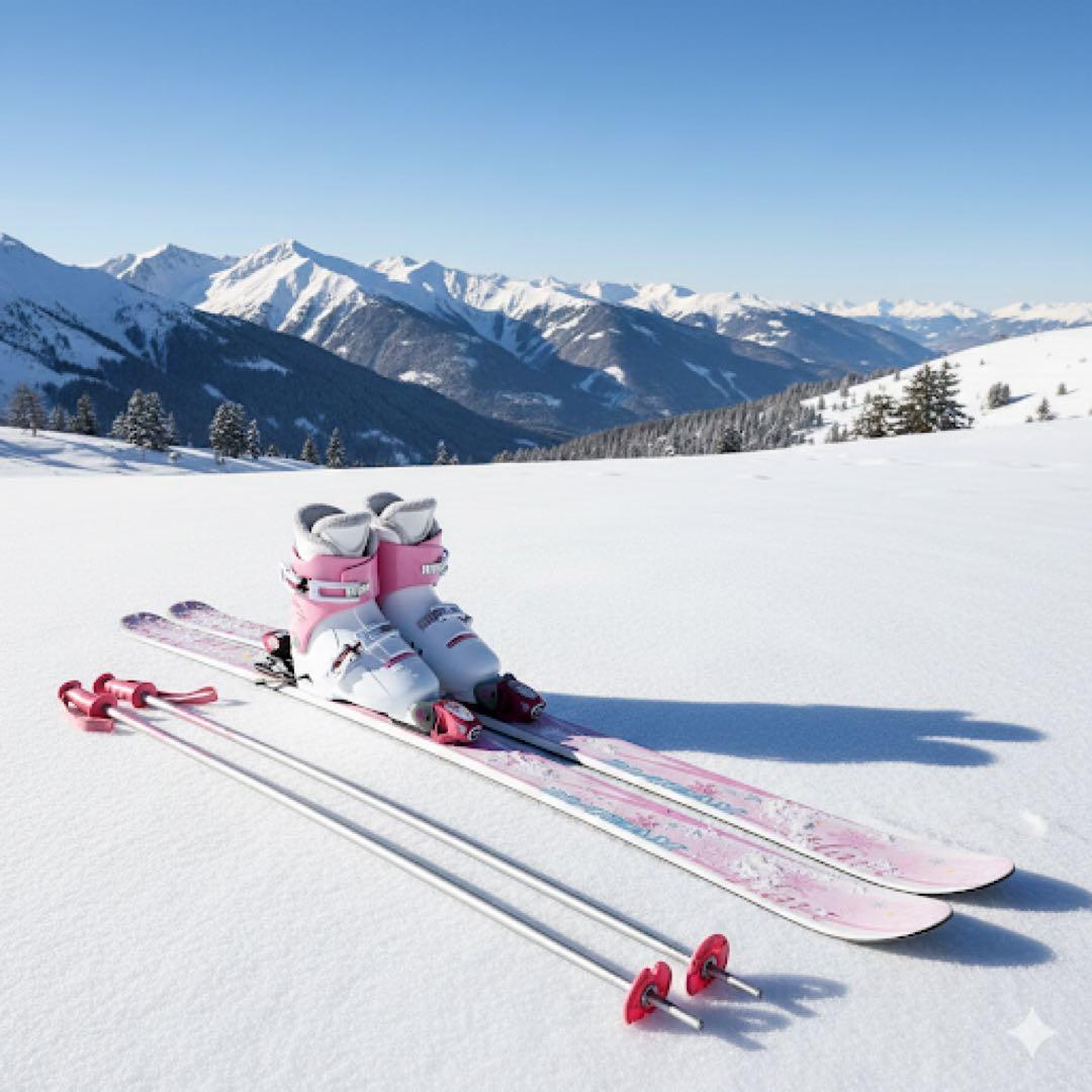 スキー4点セット Hart 138cm HELD 23cm ジュニア・レディース