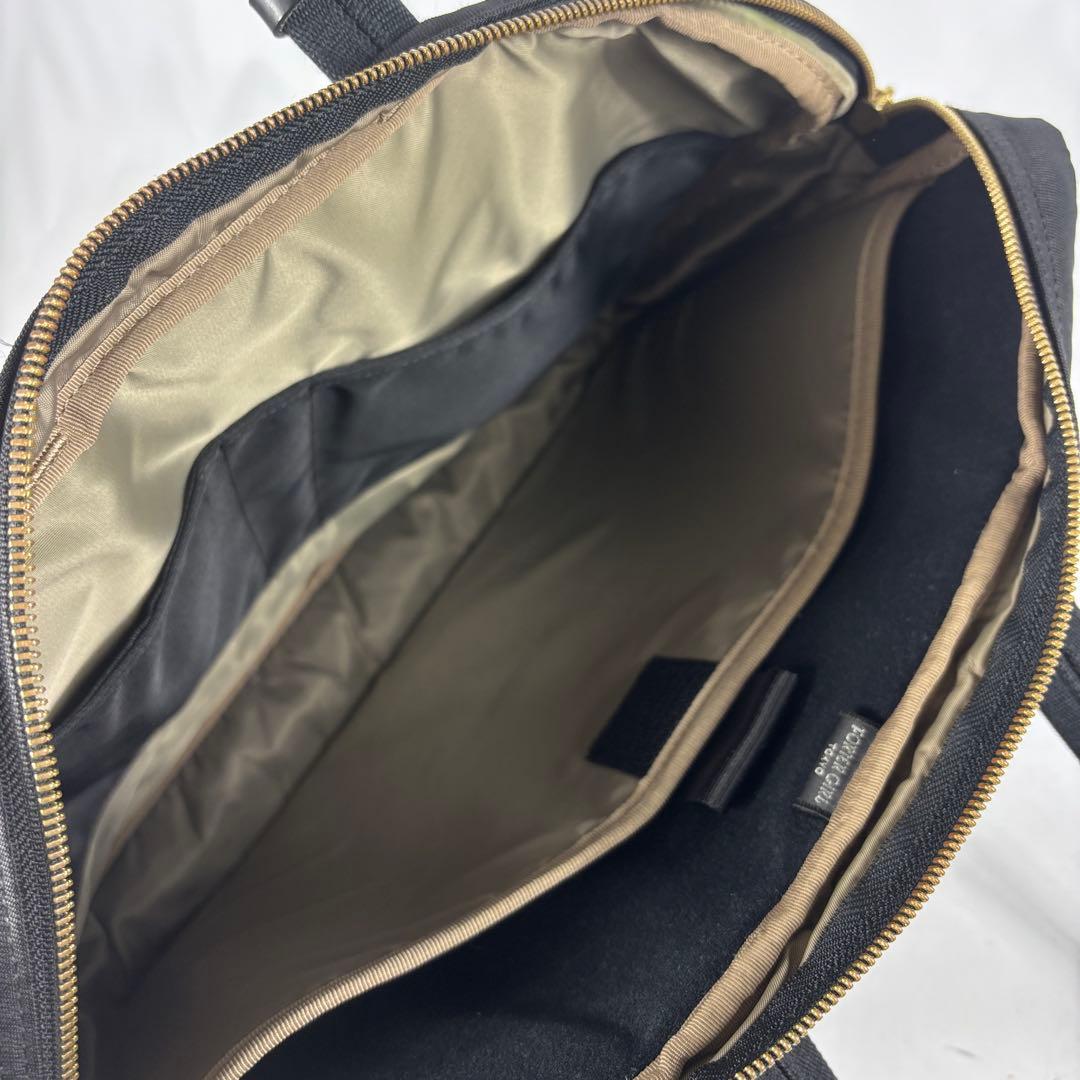 PORTER　ポーター ガール 　シア 薄型 　ビジネス 　トートバッグ 　黒