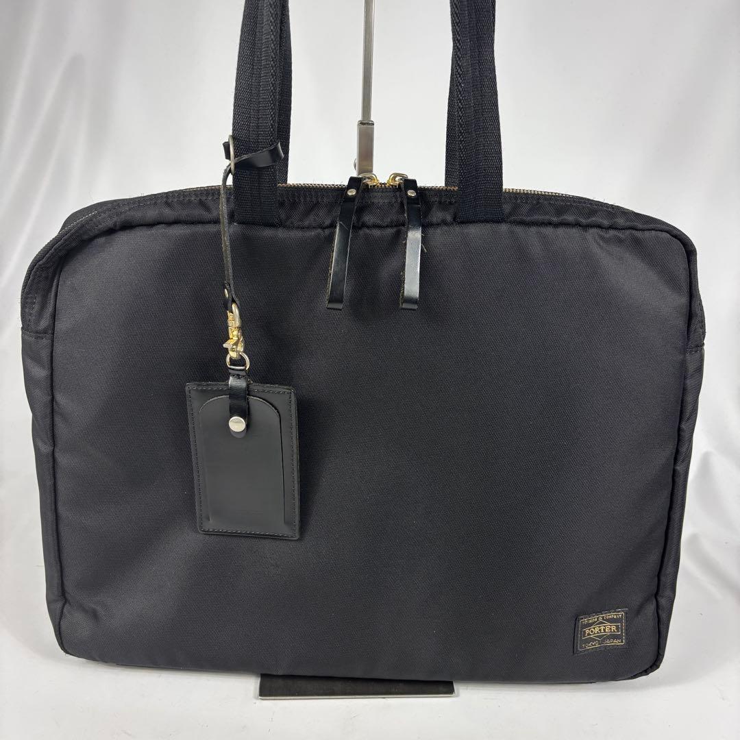 PORTER　ポーター ガール 　シア 薄型 　ビジネス 　トートバッグ 　黒