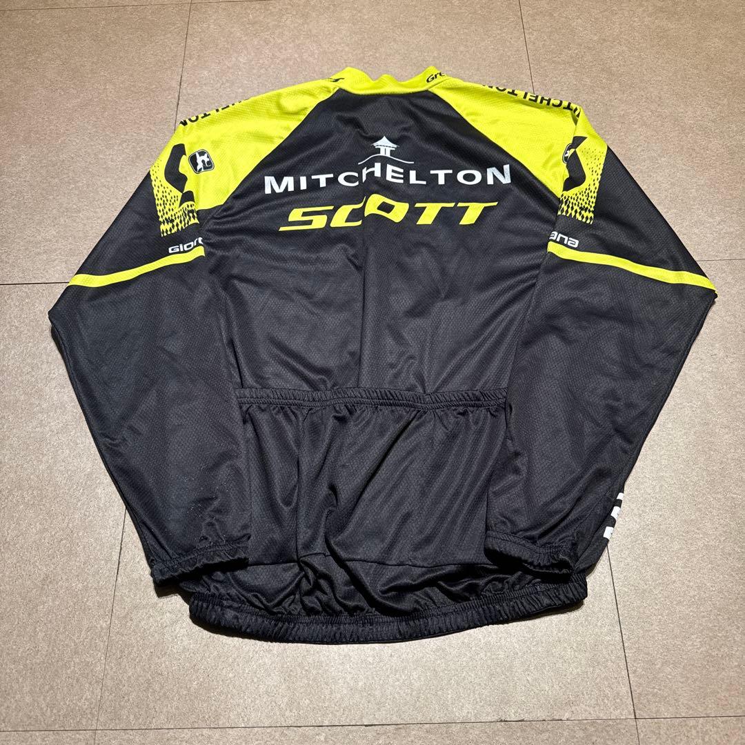 Mitchelton Scott ロンt 長袖tシャツ　サイクルジャージ　XXL