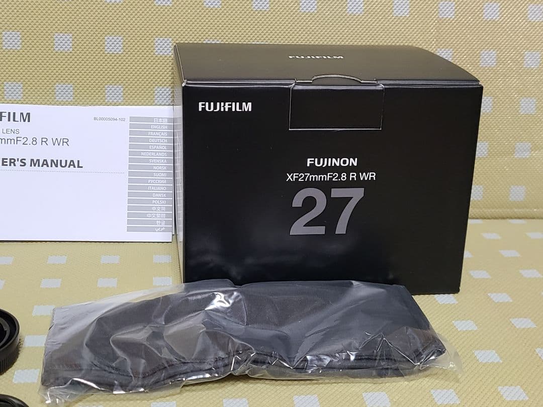 FUJIFILM XF27mmF2.8 R WR 単焦点レンズ