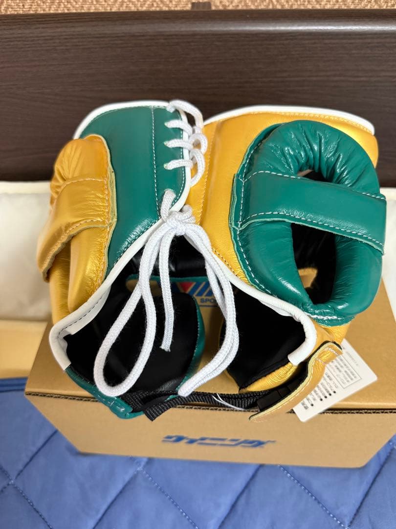 ウイニング winning ヘッドギア 緑／金