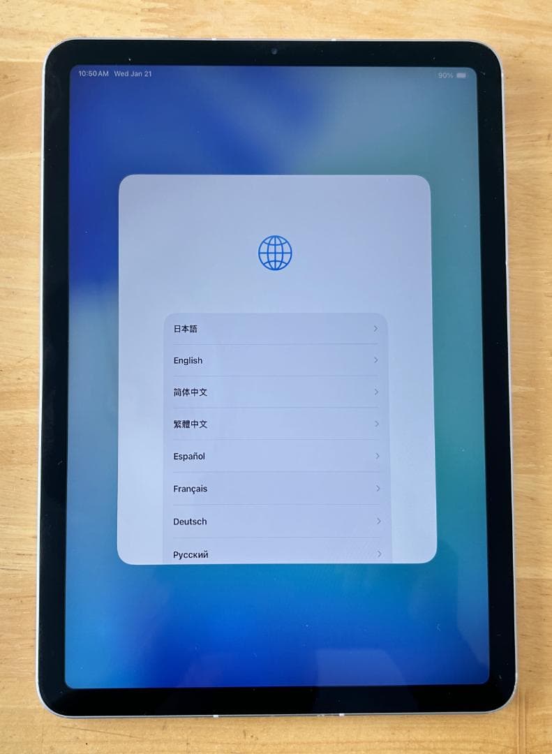 ほ*ん様 ジャンク【Simフリー】iPad Air 第4世代 64GB スカイブ