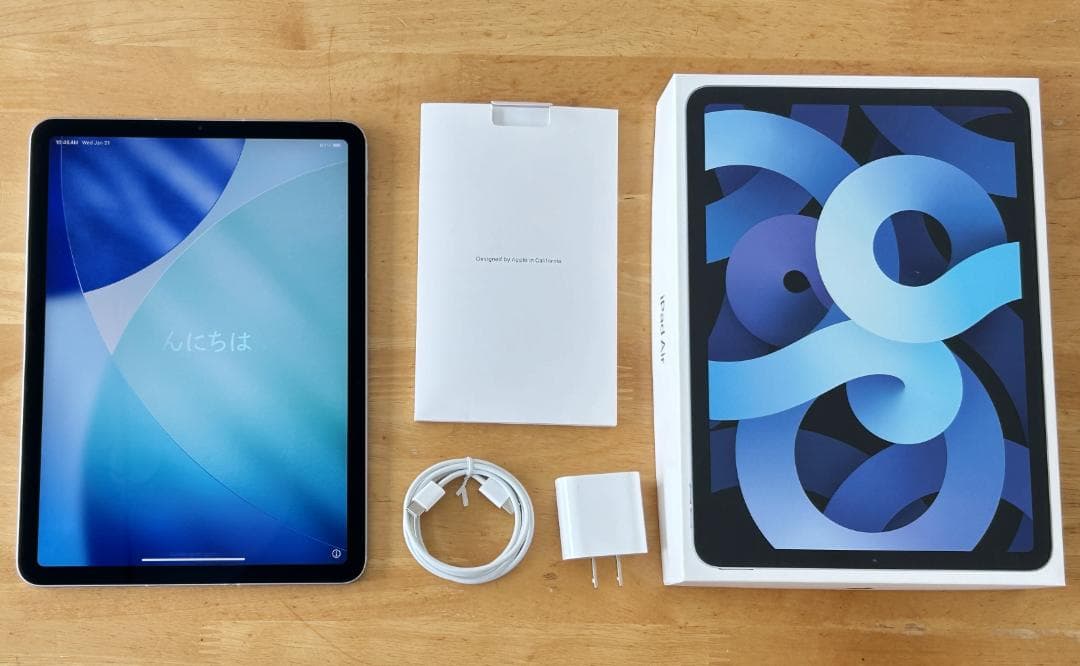 ほ*ん様 ジャンク【Simフリー】iPad Air 第4世代 64GB スカイブ