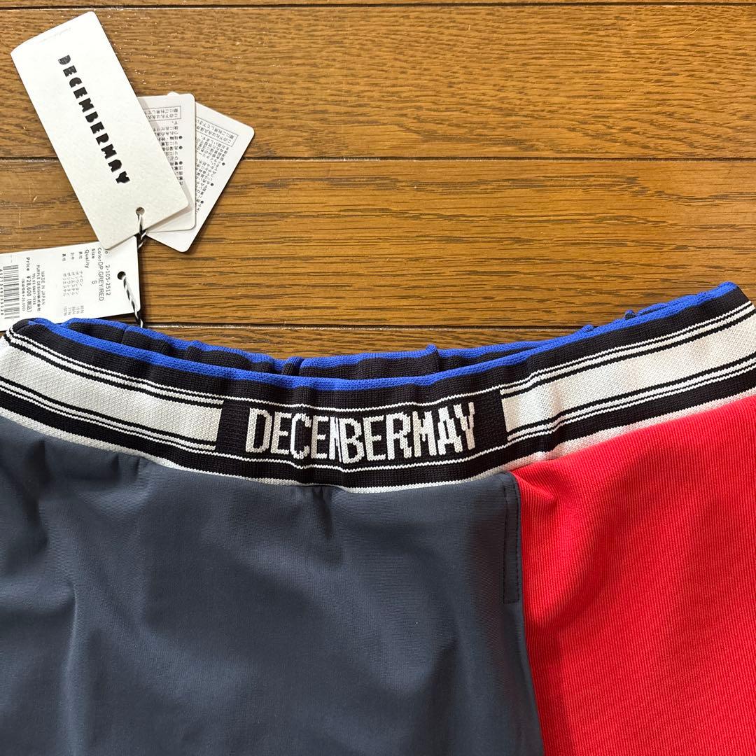 ディセンバーメイ ゴルフ スカート インナー付き 吸湿速乾 ストレッチバイカラー