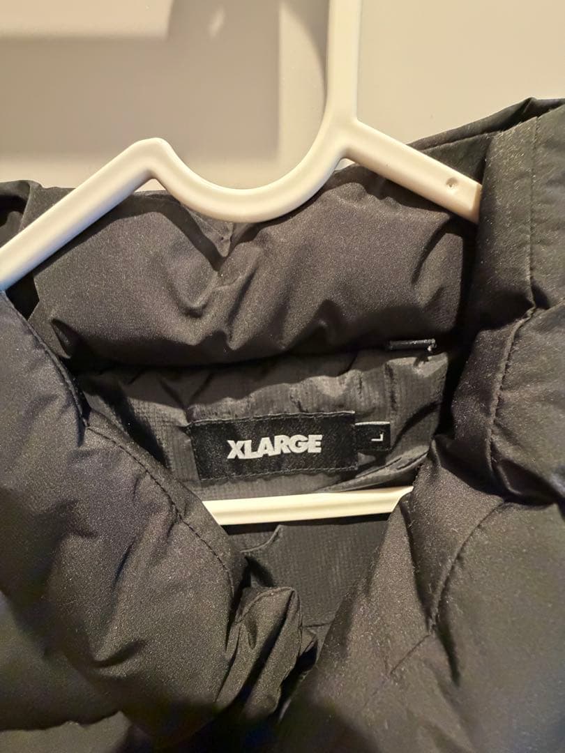 (美品)XLARGE　2023AWダウンベスト ブラック Lサイズ