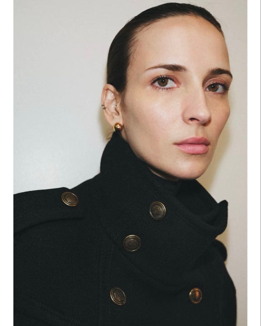 タグ付新品★ZARAのMANTECOウールブレンドケープ★Sサイズ★ブラック色