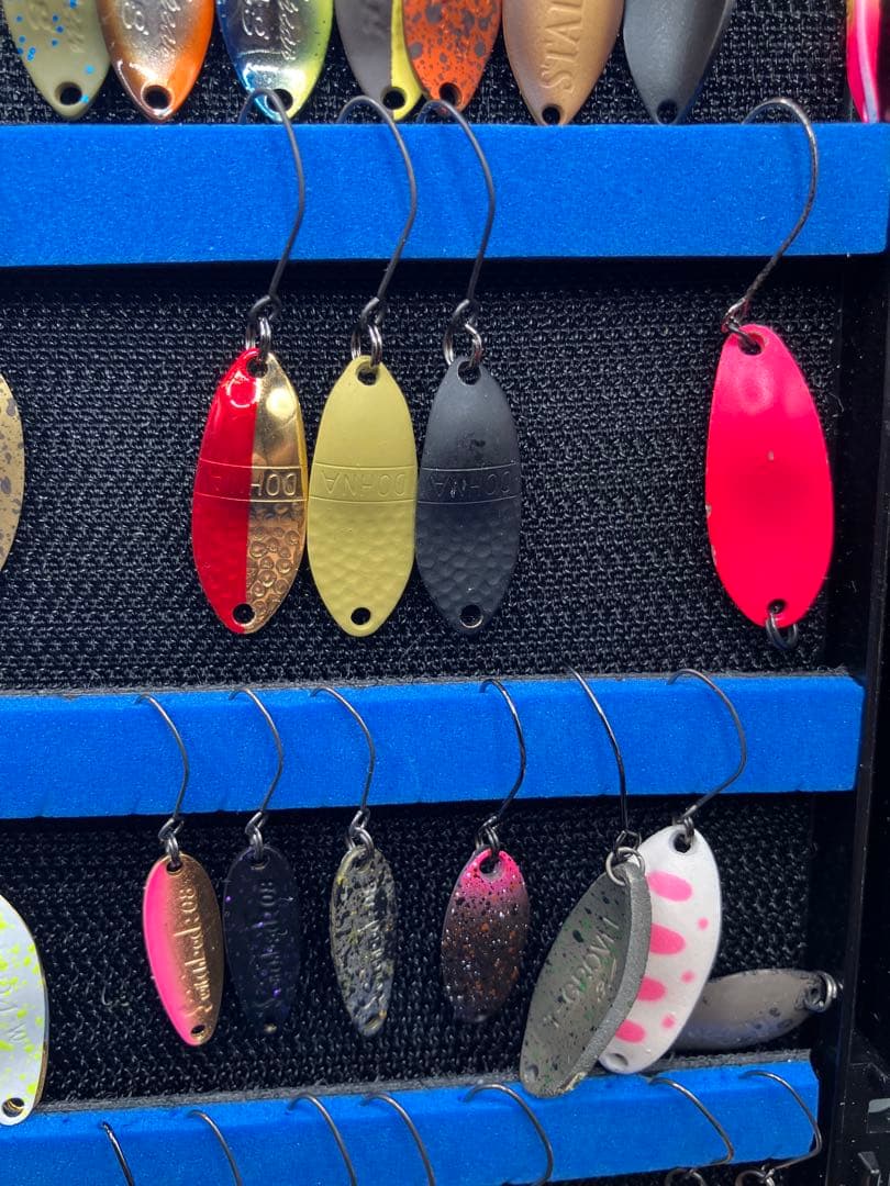 hh289 エリアトラウト　スプーン40枚セット　ケース付き