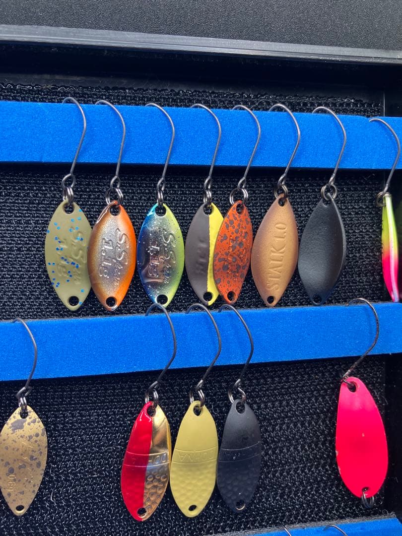 hh289 エリアトラウト　スプーン40枚セット　ケース付き