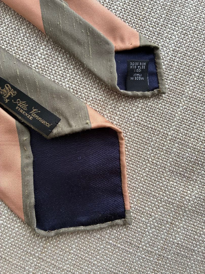 美品 Atto Vannucci アット ヴァンヌッッチ　ネクタイ　セッテピエゲ