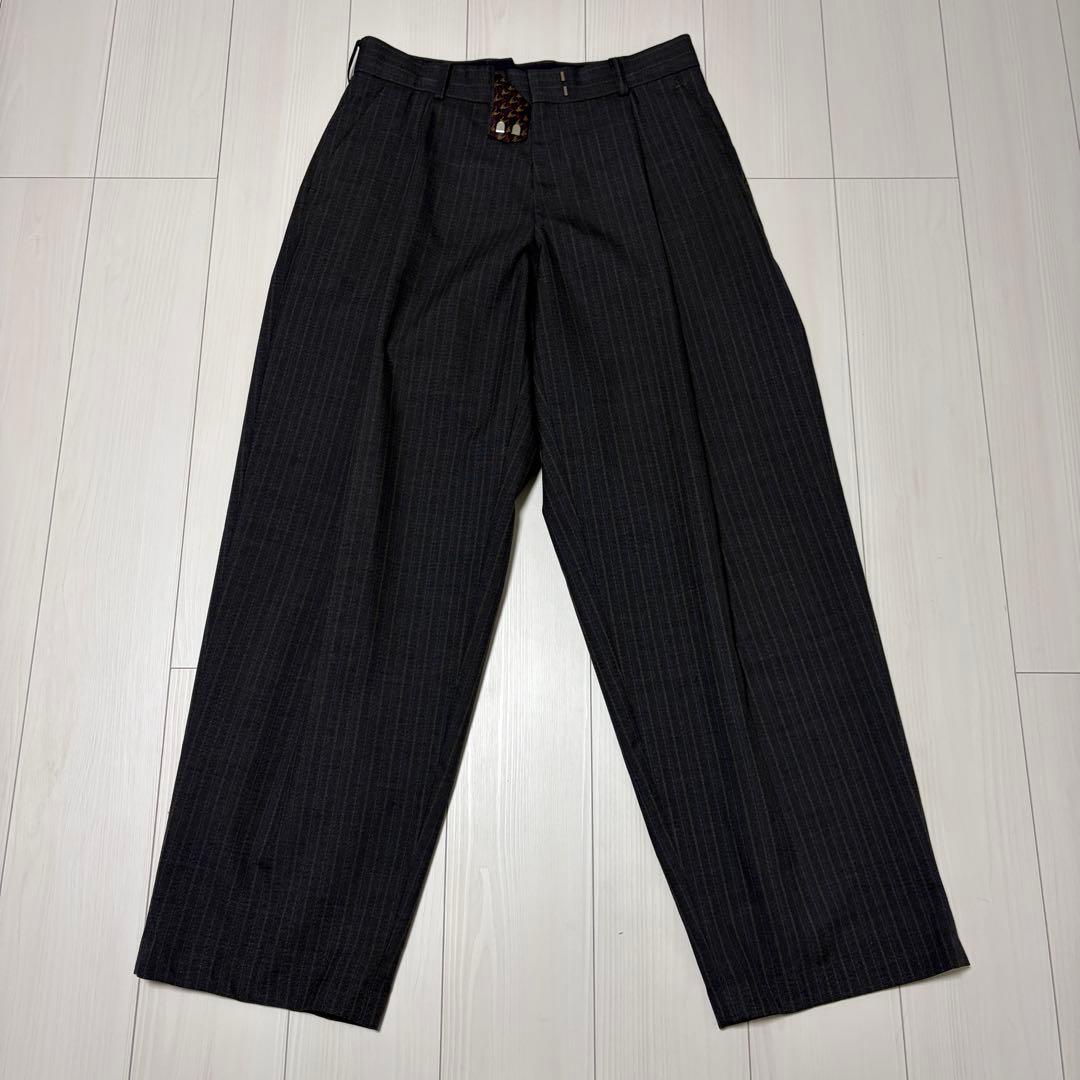 【超美品】kolor 21AW ワイドパンツ スラックス 3