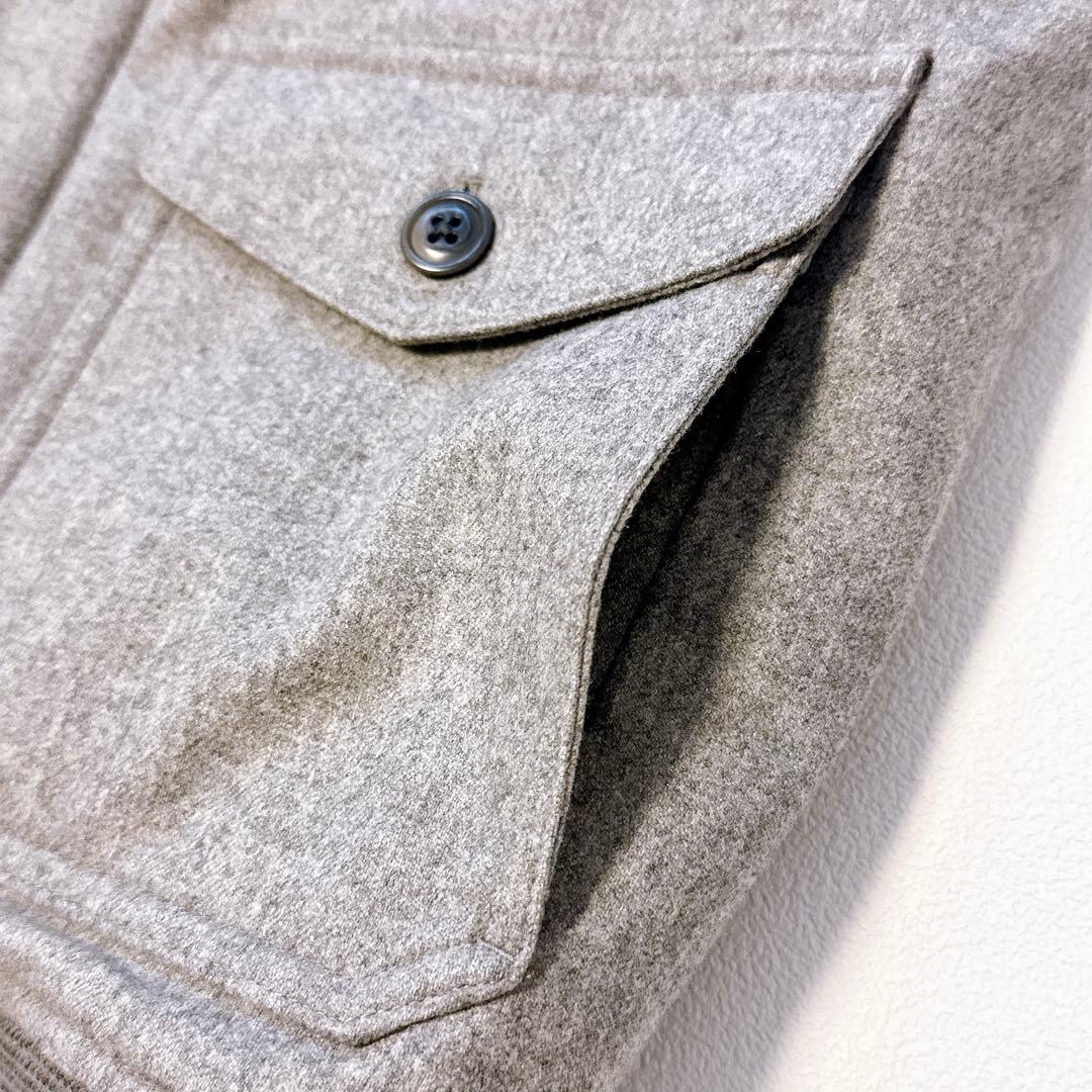 ラルフローレン　羊ファー付き ウールダウンベスト シルク裏地