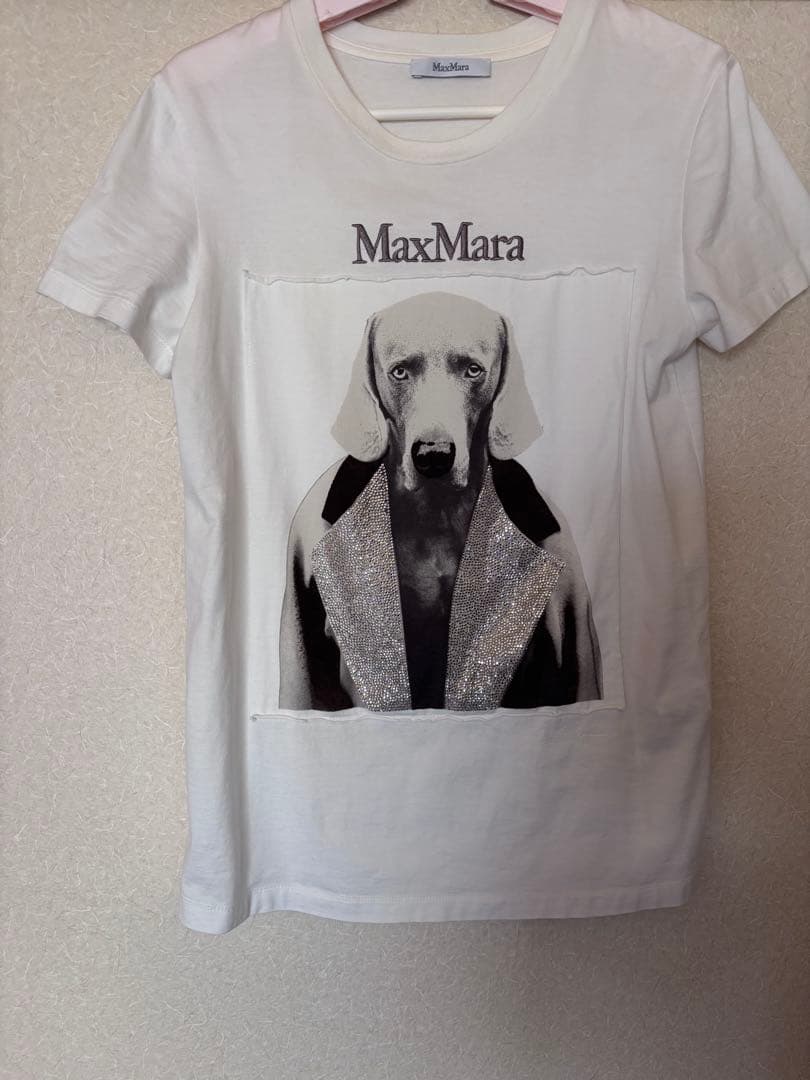 MaxMara マックスマーラ　限定デザイン　ドッグTシャツ