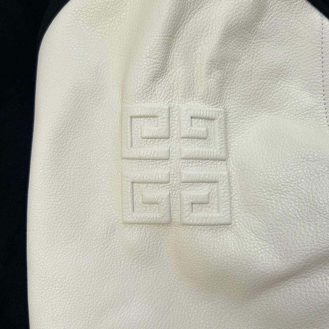 5959【美品・付属品付き】ジバンシー☆カウレザー切替スタジャン 48サイズ