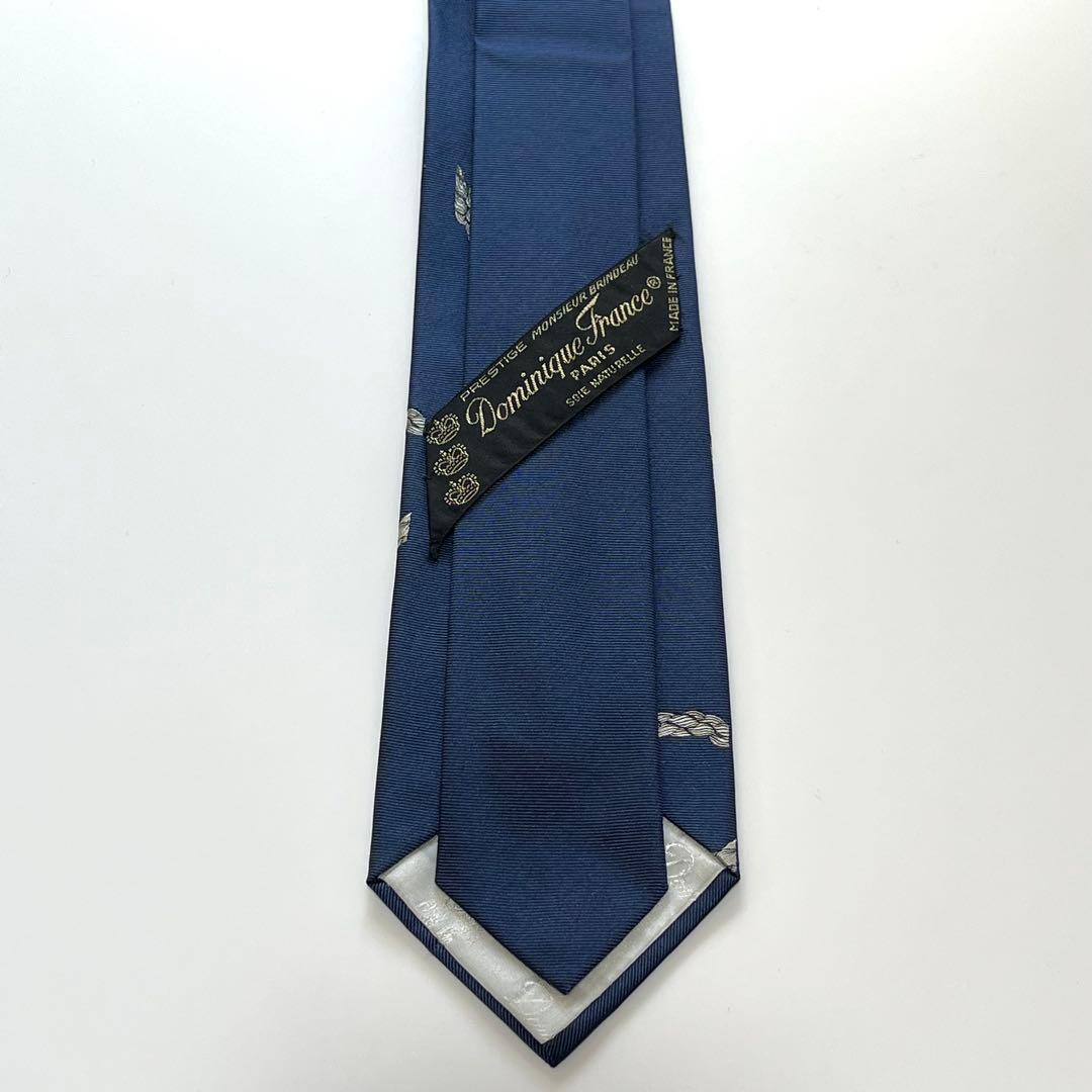 3082✨極美品✨ドミニクフランス ネクタイ パネル柄 ロープ スリークラウン