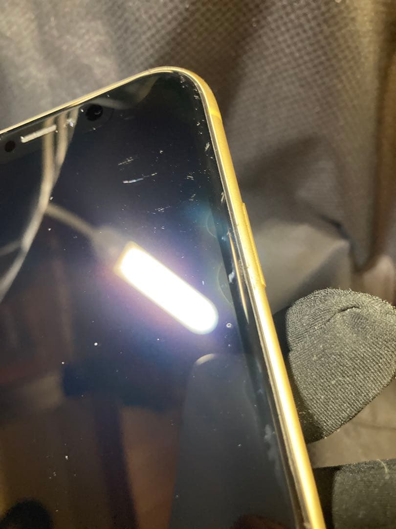 【ジャンク】iPhone XR 64GB イエロー FaceID不可