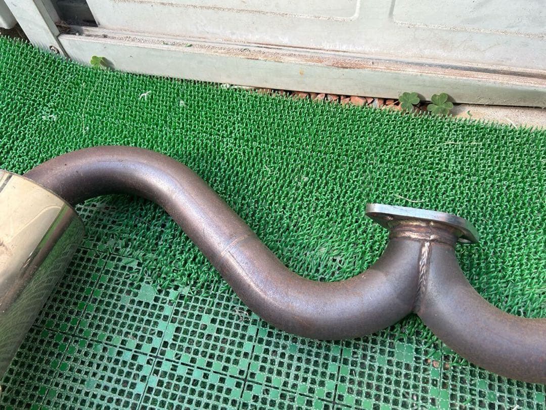 NCECマフラーBEFREE NCロードスター オールステンマフラー砲弾左右出し