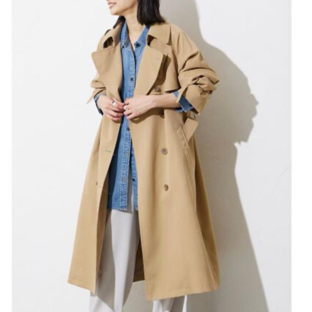 【未使用級】24SS ジャーナルスタンダード ライトクリアツイル トレンチコート