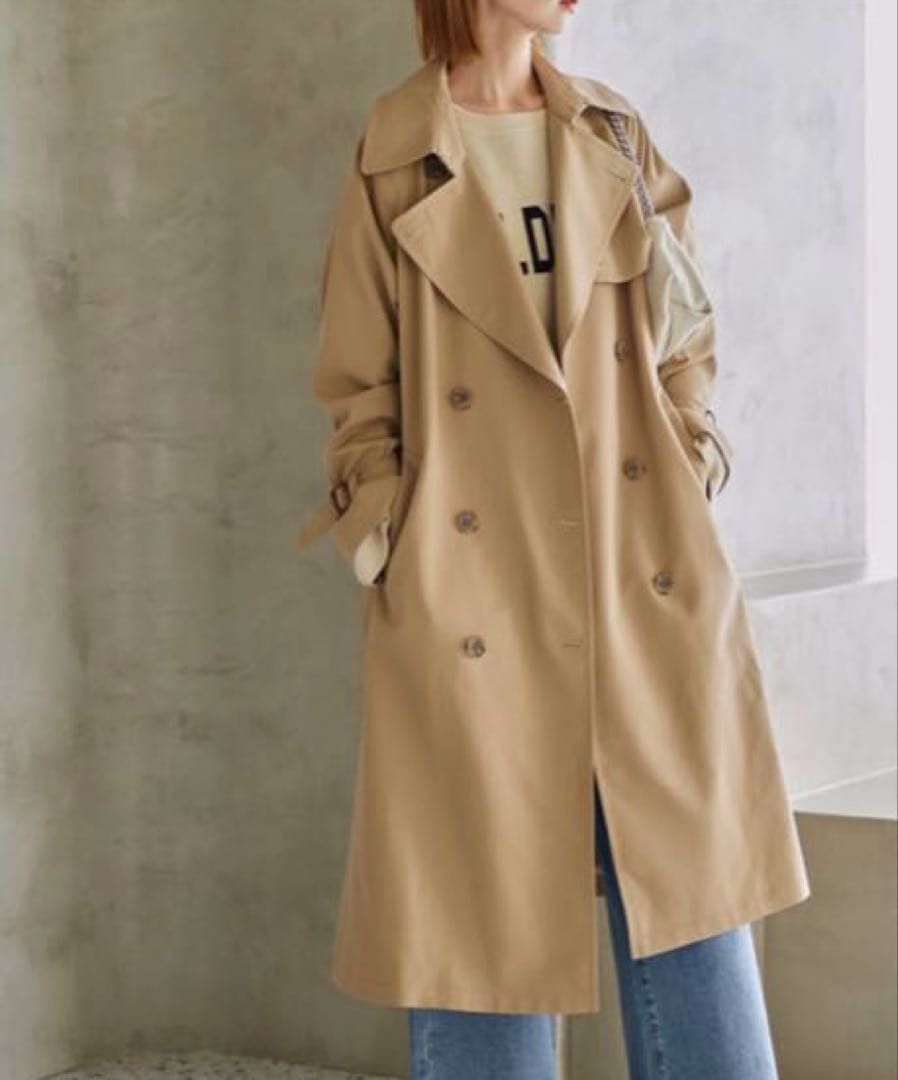 【未使用級】24SS ジャーナルスタンダード ライトクリアツイル トレンチコート